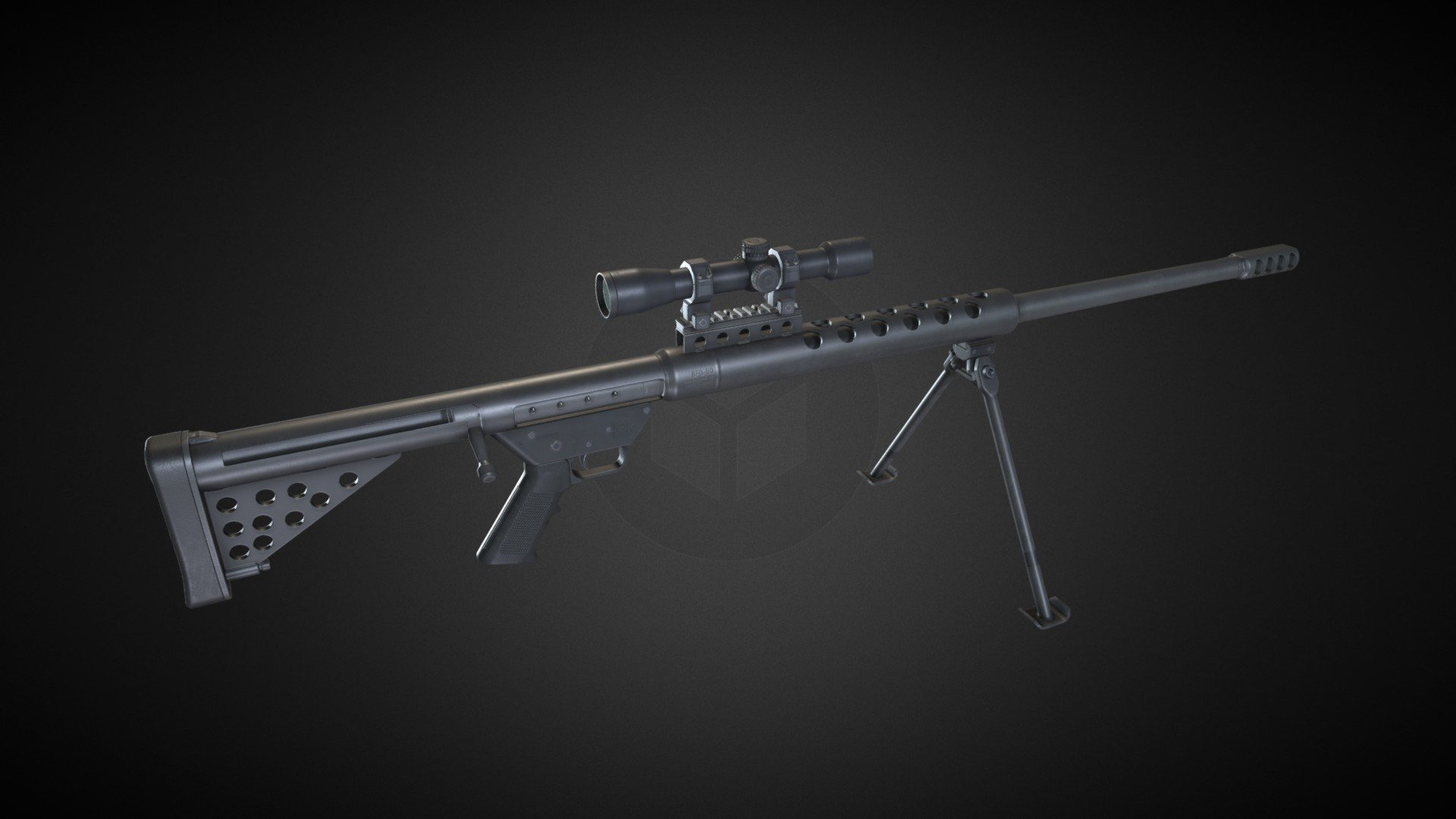 BFG 50 Rifle - Buy Royalty Free 3D model by Akinaro [4a4f309 ...