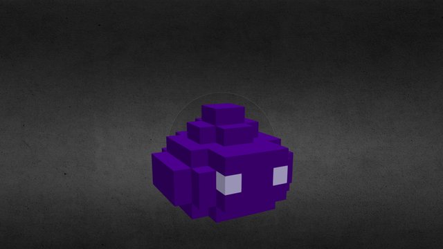 Purple Slime 3D Model