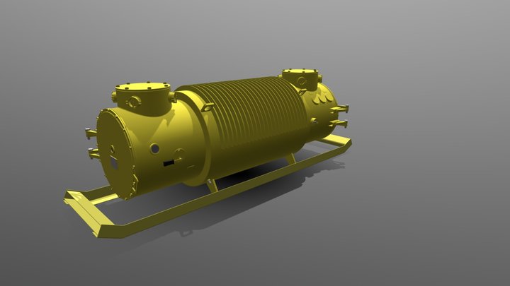 Explosion Proof Transformer Substation 3D Model