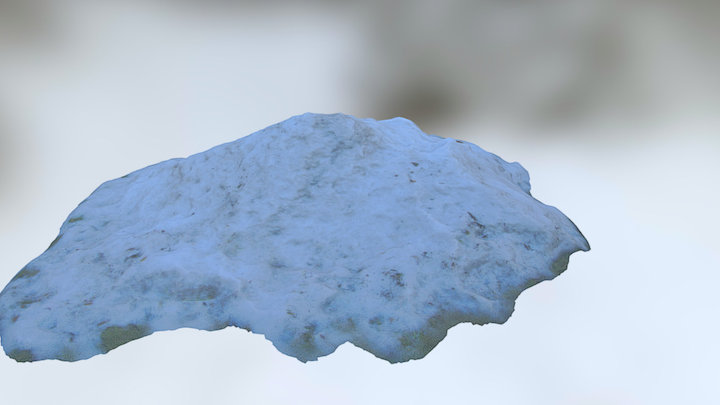 Small Snow Pile 3D Model