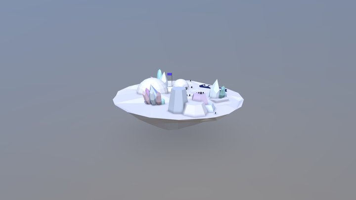 Остров 3D Model