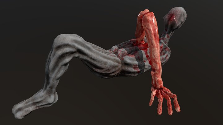 Criature Creepy Horror 3D Model