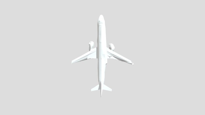 Destroyed A321 model 3D Model
