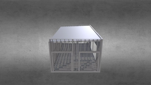 casa abierta-barraca luissi 3D Model