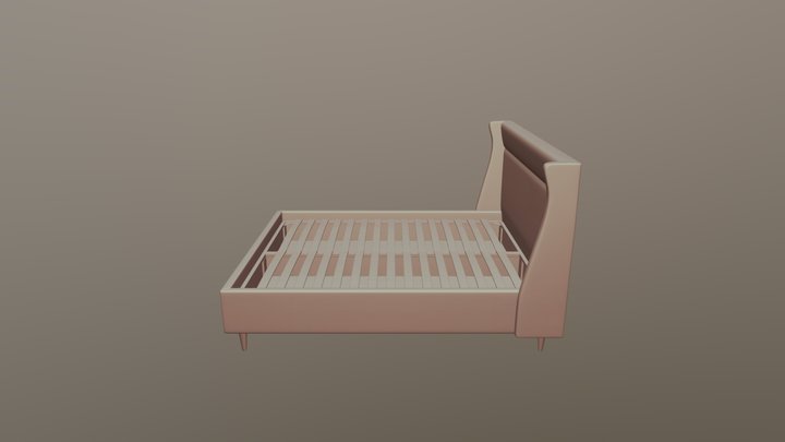 кровать-3-1 3D Model