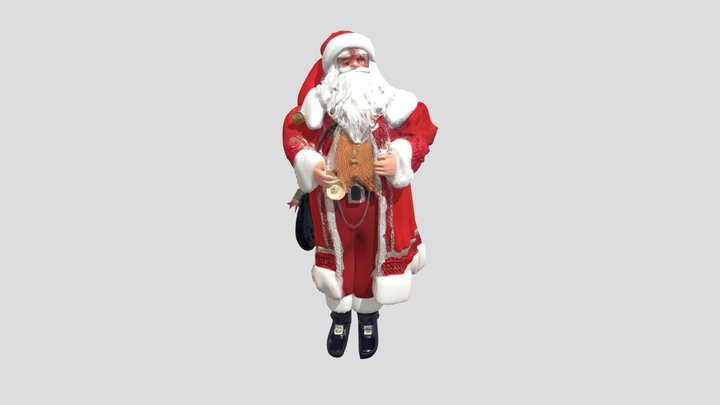 Santa Claus figure 3D Model