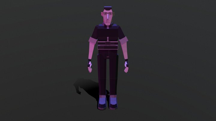 lowpoly  character 3D Model