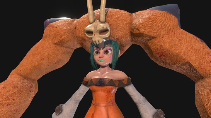Cerebella 3D fanart 3D Model