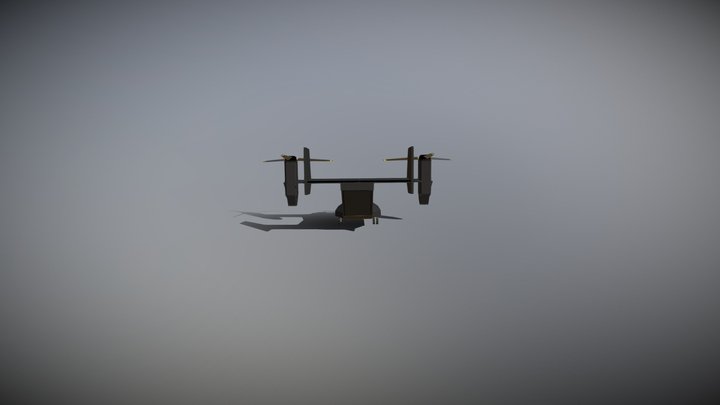 osprey helicopter 3D Model