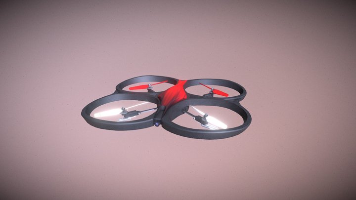 Drone – Game-Ready 3D Model free Dowwload 3D Model