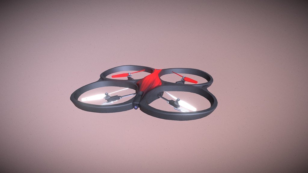 Drone – Game-Ready 3D Model free Dowwload