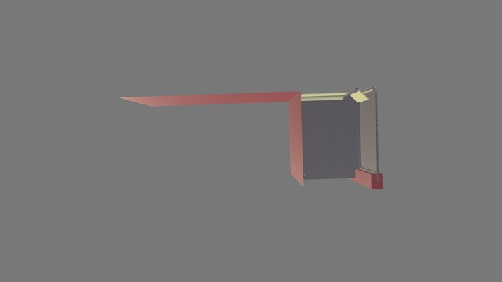 Loading Bay_2windows_OBJ 3D Model