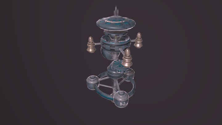 Space station Prometheus 3D Model