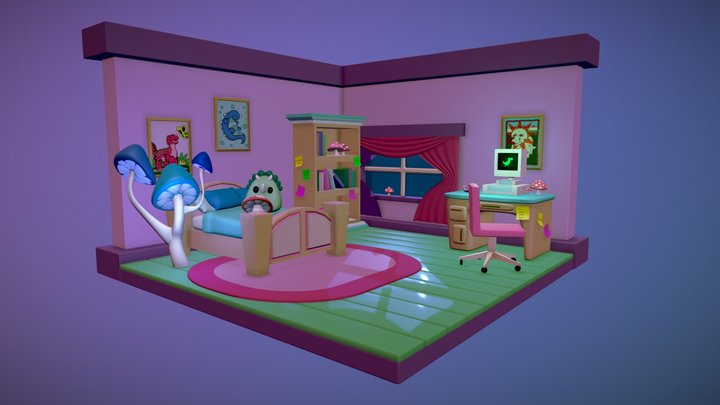Claire's Space 3D Model
