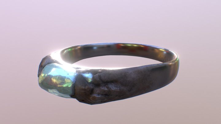 Opal Ring 3D Model