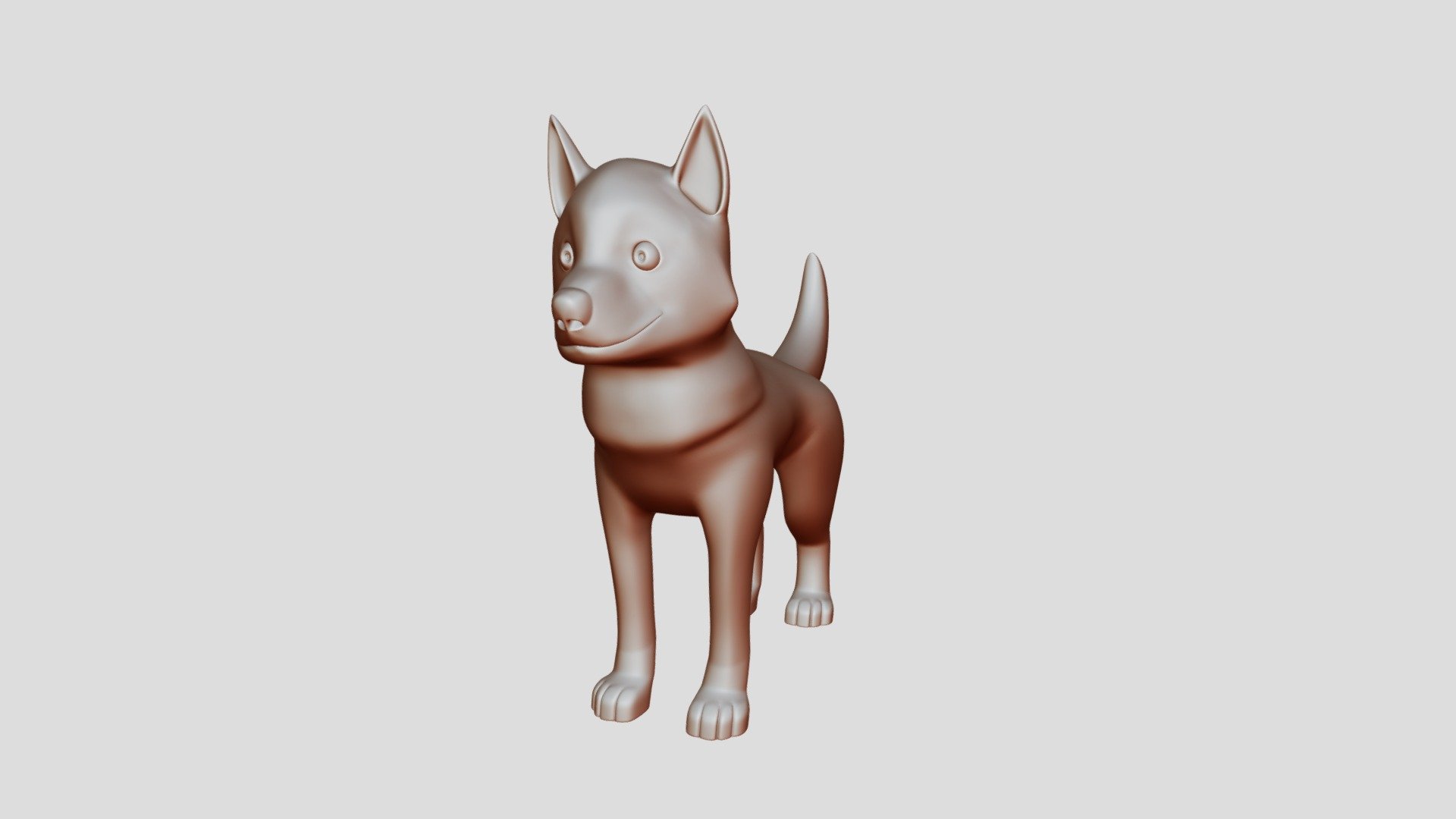 Cartoon dog pup