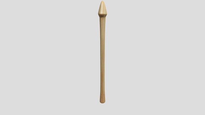 Golden Scepter 3D Model