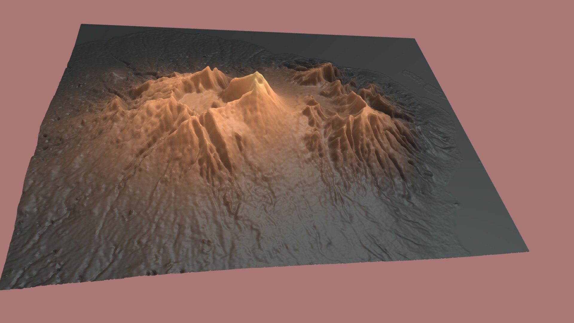 Rinjani Volcano (Indonesia) - Download Free 3D Model By Tonibois ...