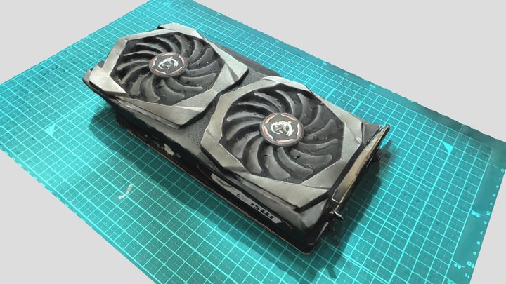 GeForce GTX 1660 GAMING X 6G 3D Model