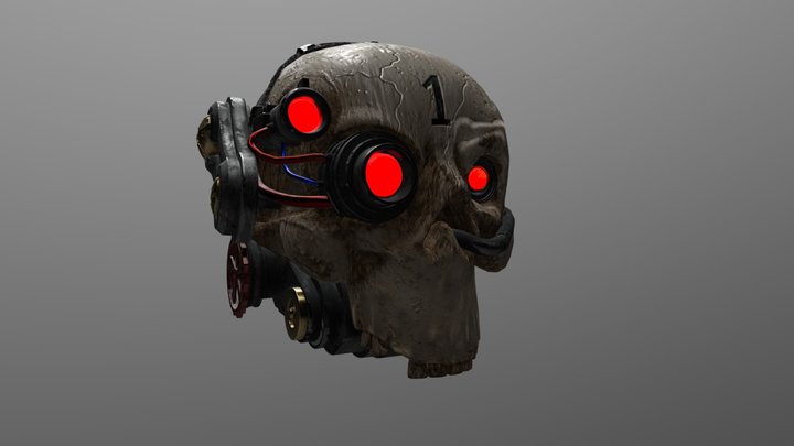 warhammer 40k Servo Skull 3D Model