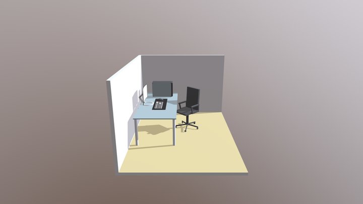 Dator Setup 3D Model