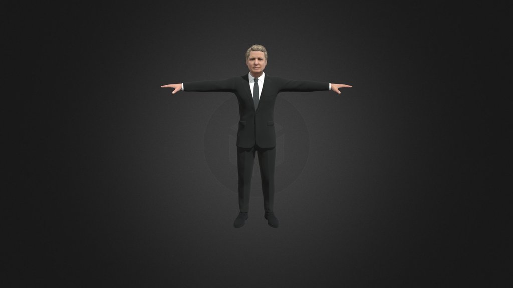 PRESIDENT DONALD TRUMP 3D MODEL