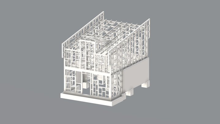 Estructura C. A. 3D Model