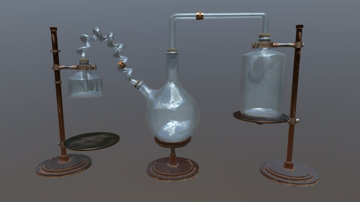 Alchemy Set 3D Model