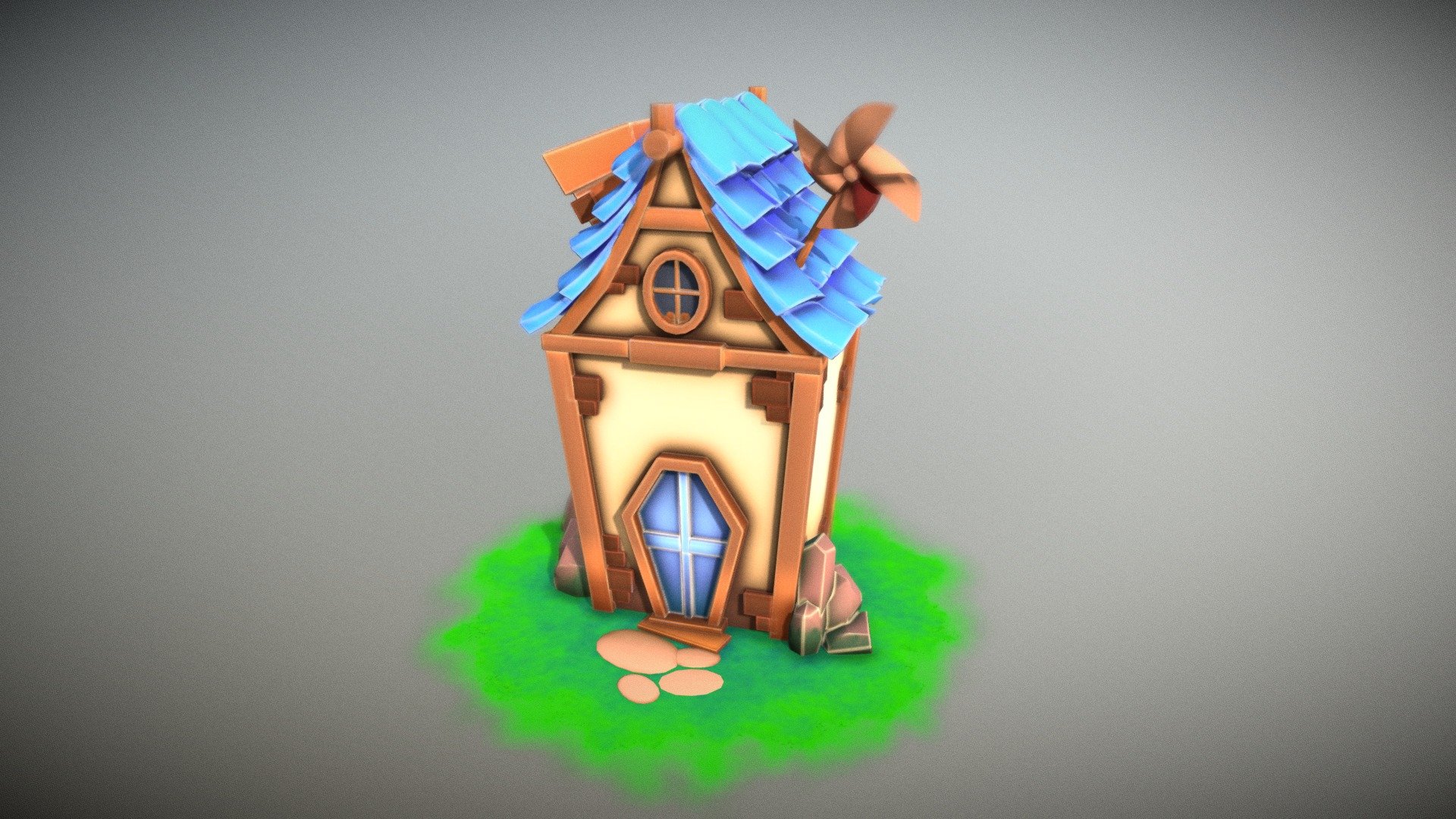 Stylised House - Buy Royalty Free 3d Model By Jajji3d (@nuriddin 