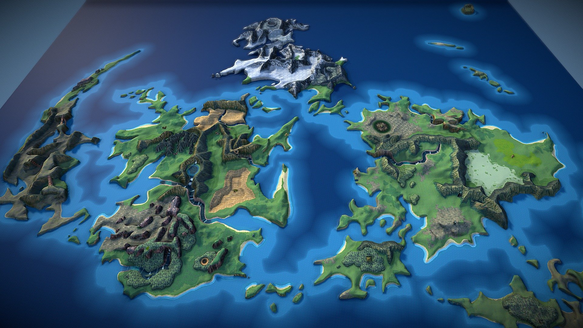 fantasy world map