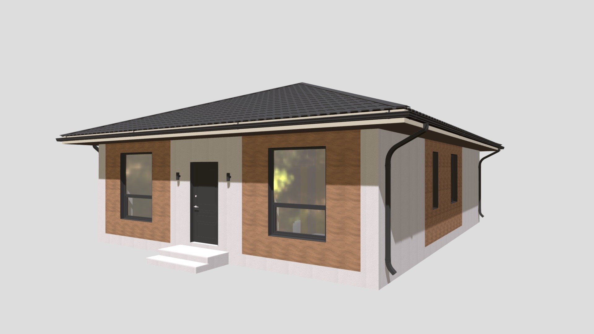 Проект «К.Дом» 110м без террасы — Sketchfab embed 3D viewer
