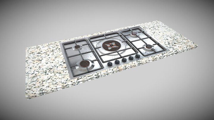 Gas Stove – Gratis 3D-model STL