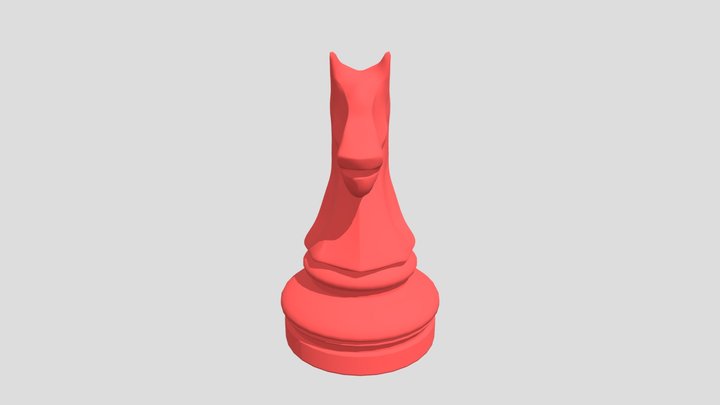 Chess Horse 3D Model