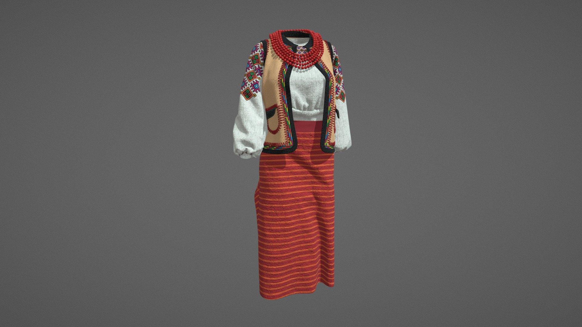 Hutsul Region - Ukrainian outfit