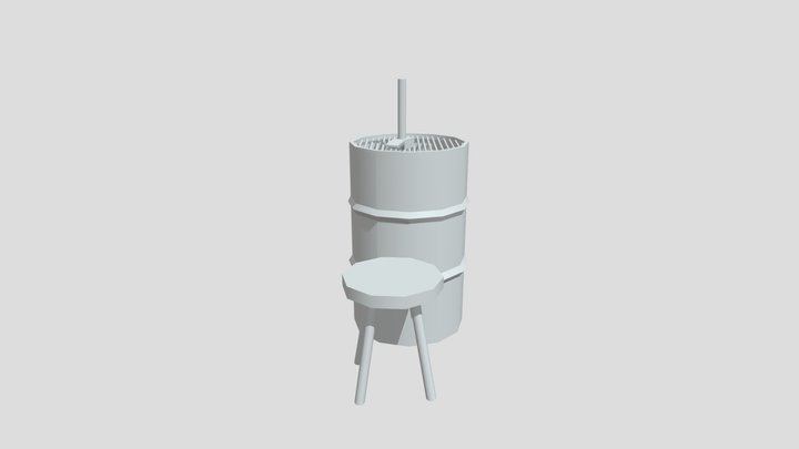 Forest Loner - 3 Simple Props 3D Model