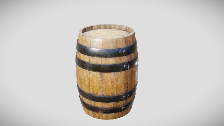 Barrel 3D Model
