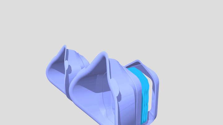 VACUME FORM RESPERATOR CONCEPT1 SIDE BY SIDE 3D Model