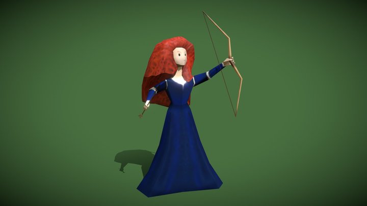Brave Merida 3D Model