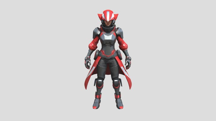 Crimson Vanguard 3D Model