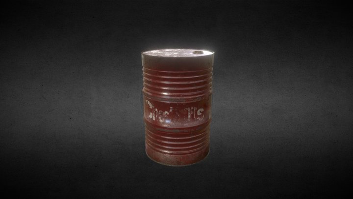 Oil barrel 3D Model