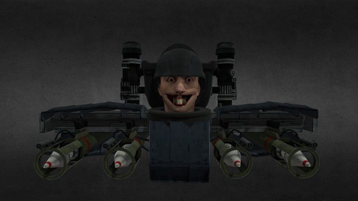 Quad Launcher Jetpack Skibidi Toilet [AS #1] 3D Model