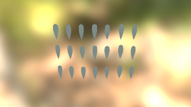 Blade Templete 3D Model