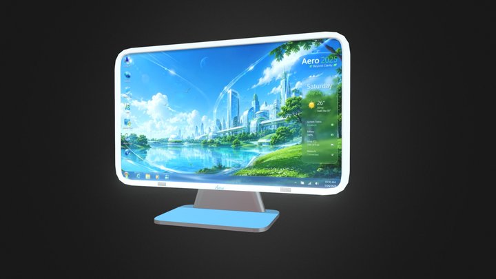 Aero Monitor – Free 3D Model STL