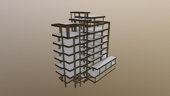 Edifício Residencial 01 3D Model