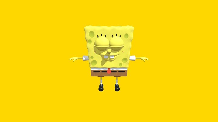 Spongebob Mesh 3D Model