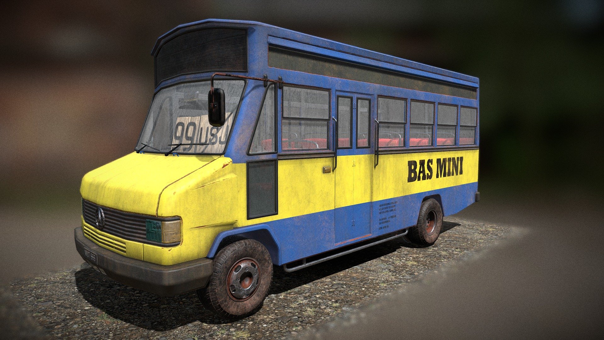 Bas Mini v02 Buy Royalty Free 3D model by AliasHasim