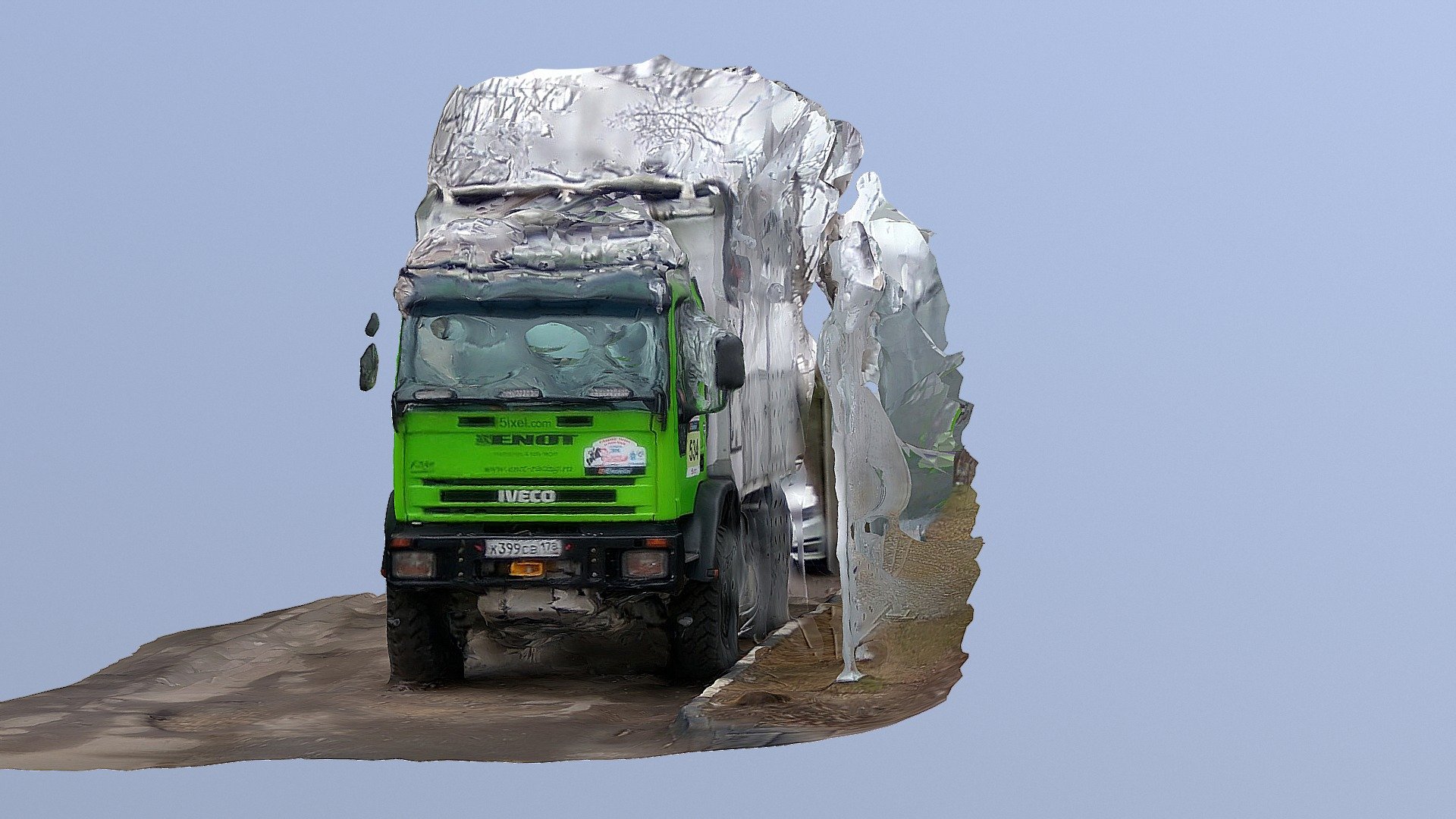 Video 3D scan, Iveco truck