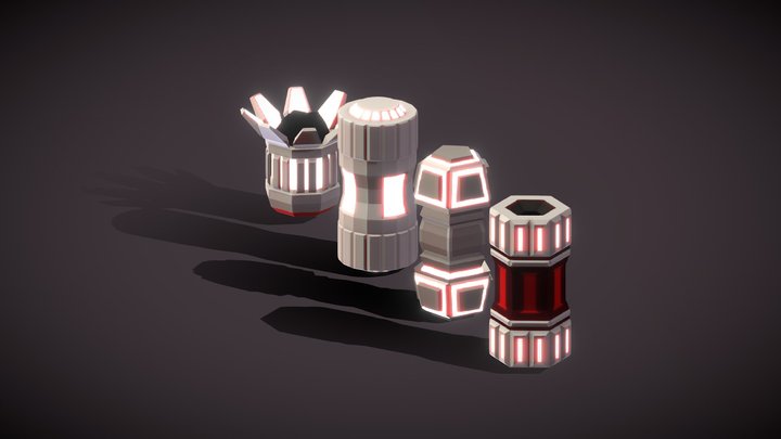 Grenade Pack One – Free 3D Model STL