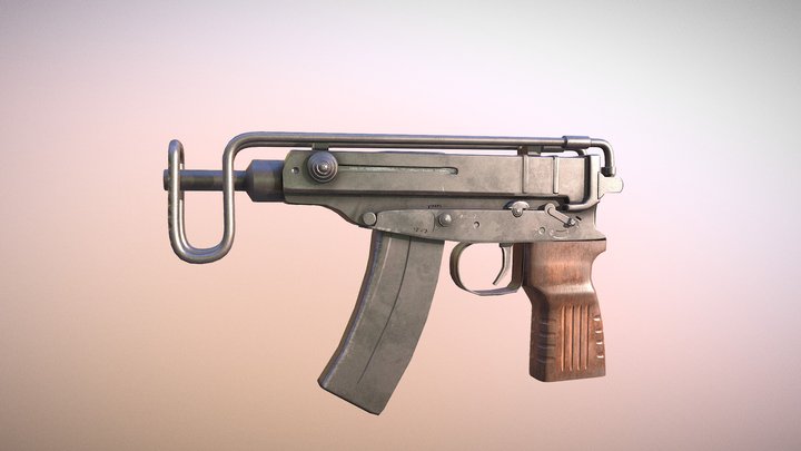 Skorpion vz. 61 3D Model