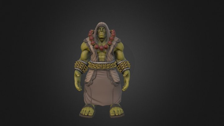 Orc shaman based on WOW 3D Model